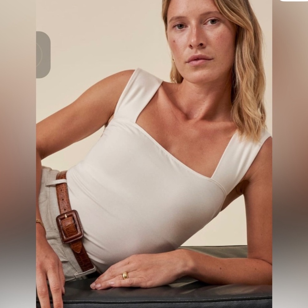 Reformation Clarke knit top